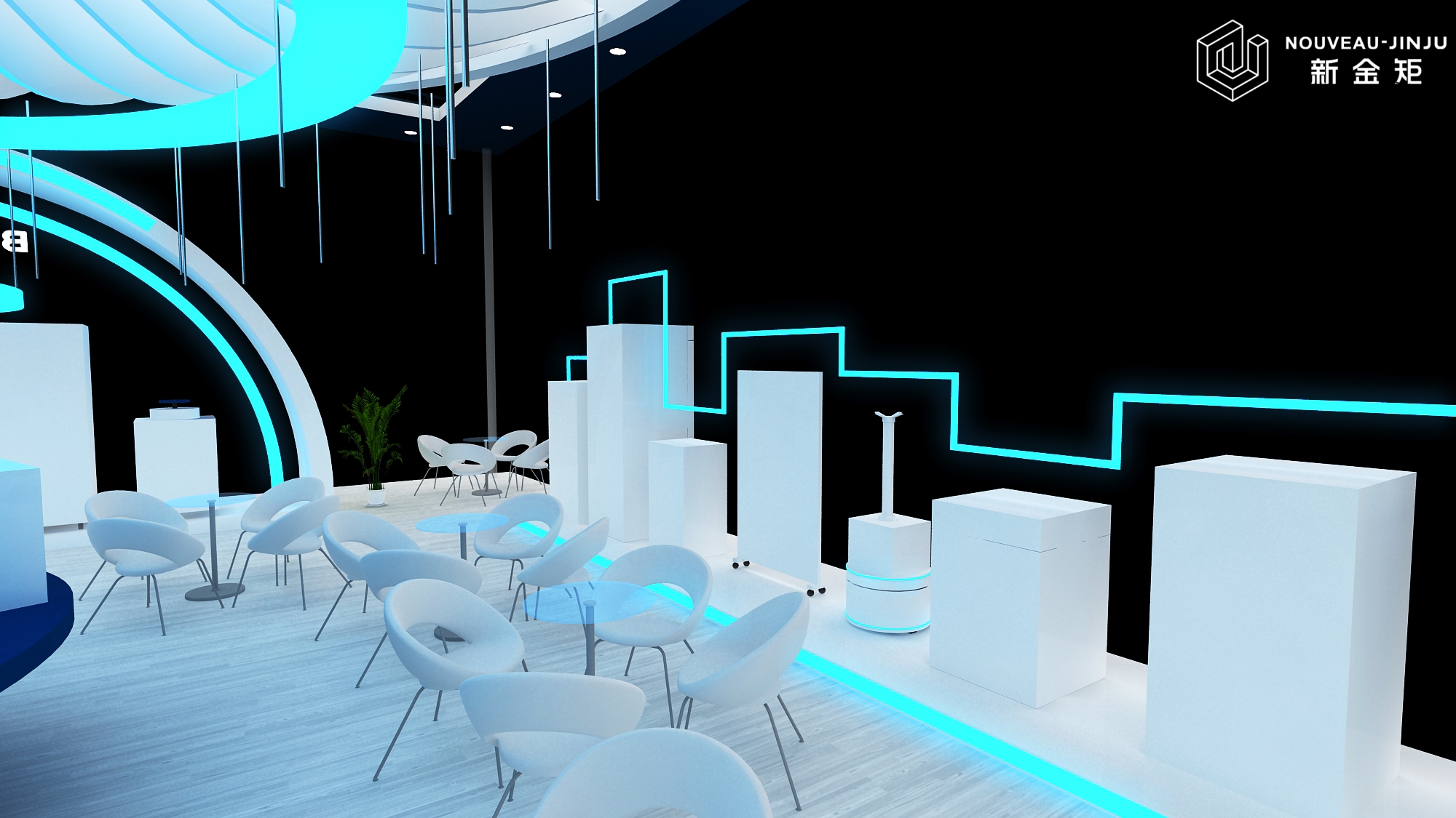 速來，這個展臺造型寓意絕了！